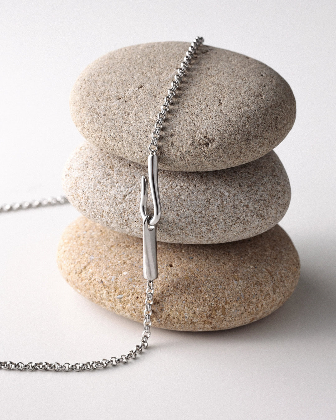 316L hook necklace #N111