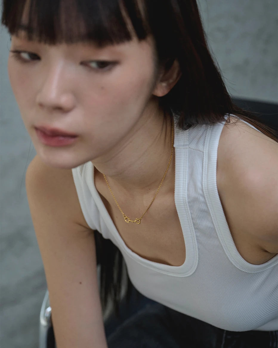 316L horse bit necklace #N112