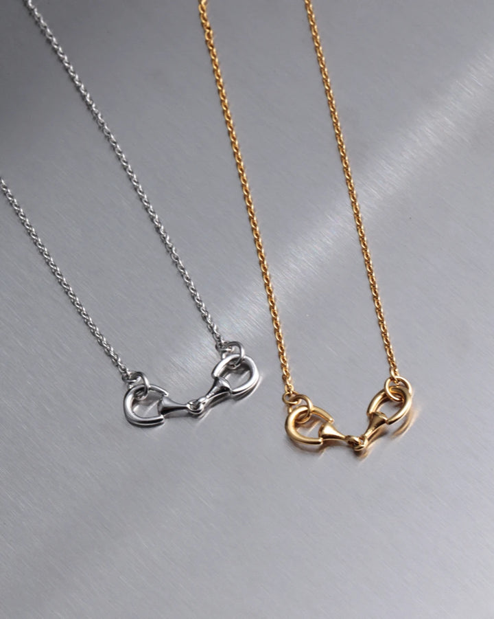 316L horse bit necklace #N112