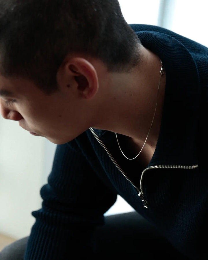 LOSEFORD ボックスチェーンネックレス s925シルバー メンズ ネックレス