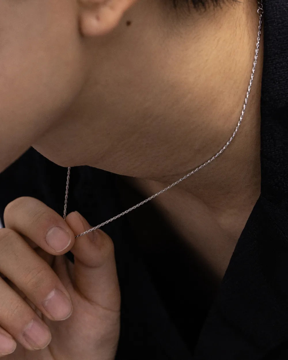 LOSEFORD ロープネックレス s925シルバー メンズ ネックレス