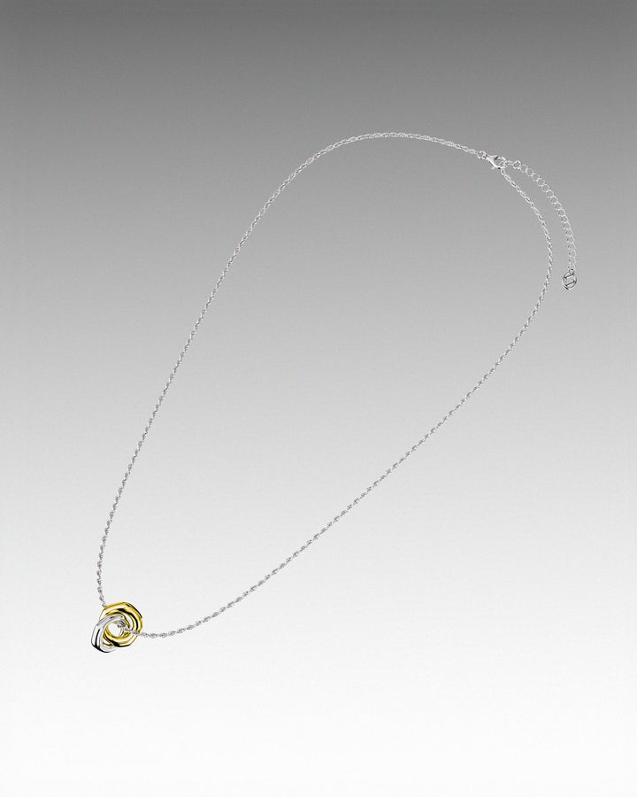 LOSEFORD ダブルリングネックレス s925シルバー メンズ ネックレス