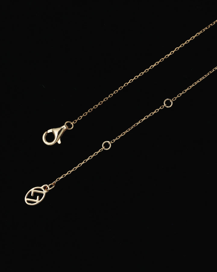 s925 compact horseshoe necklace #N119