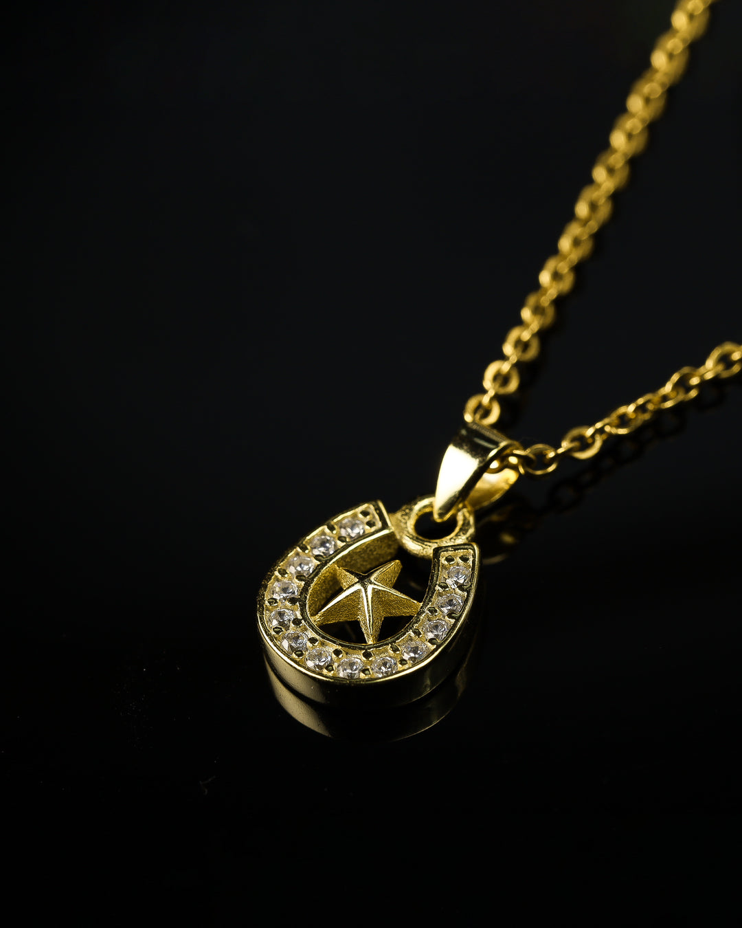 ホースシュー(馬蹄) スター(星) ネックレス/s925シルバー|LOSEFORD ホースシュー(馬蹄) スター(星) ネックレス/s925シルバー|LOSEFORD