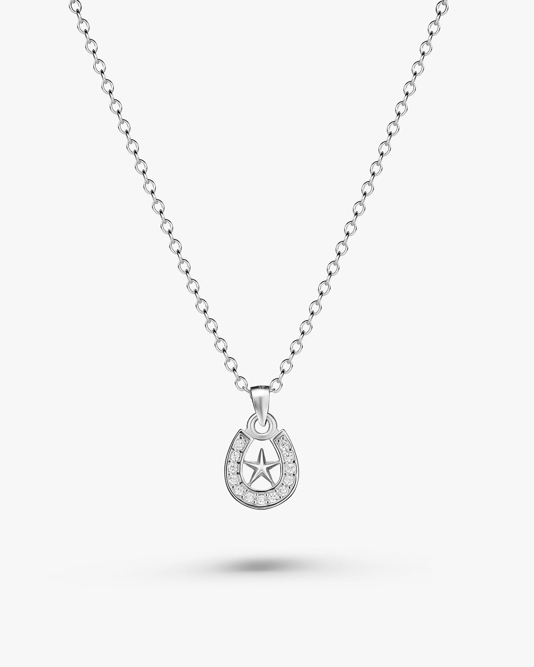 s925 horseshoe&star necklace #N12