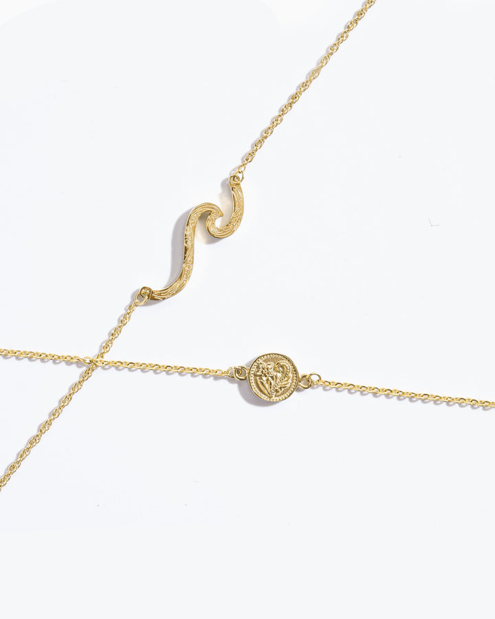 316L hawaiian coin necklace #N16