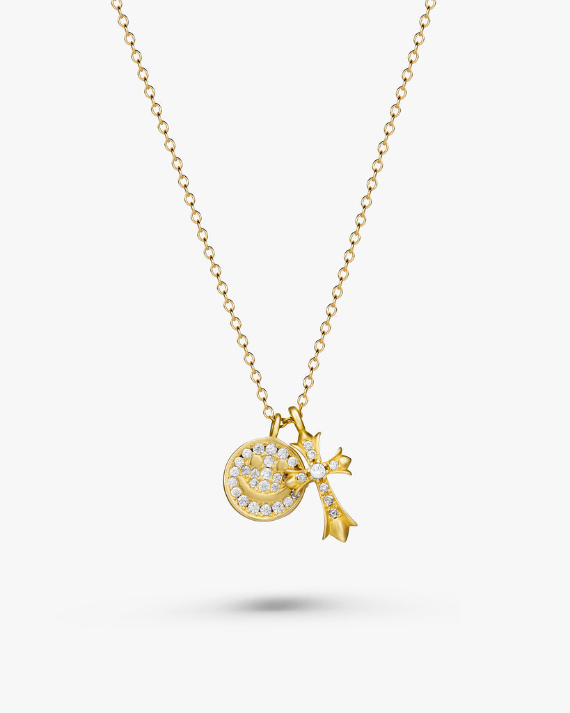 s925 smile&cross necklace #N21 – LOSE FORD s925 smile&cross necklace #N21 – LOSE FORD