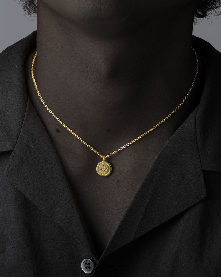 316L hawaian sun necklace (2way) #N52