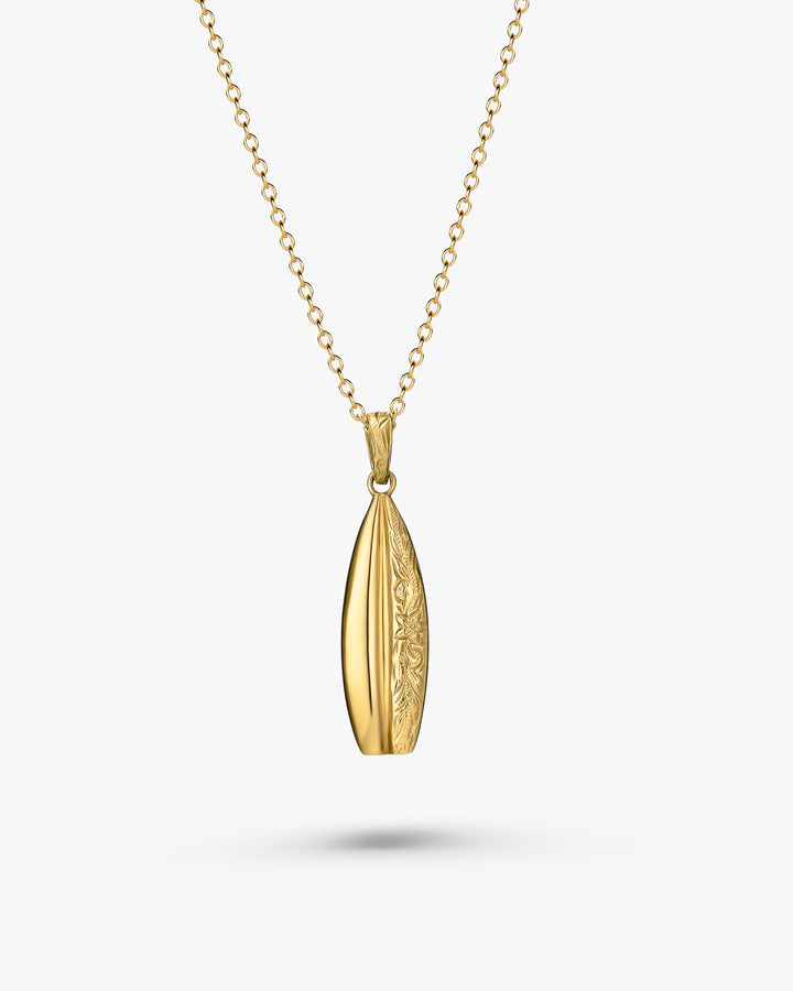 316L hawaiian board necklace (2way) #N53