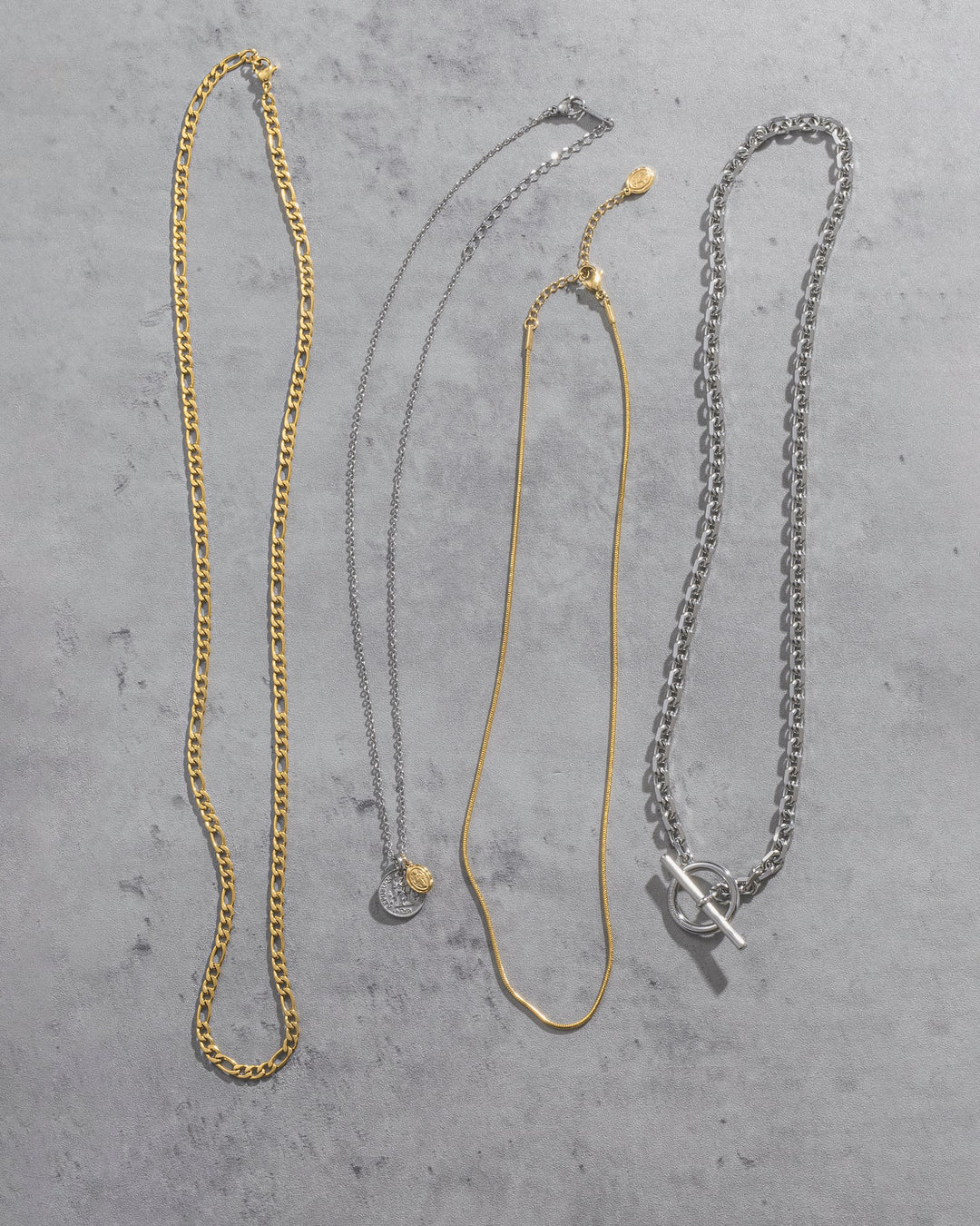 316L cut chain necklace #N56