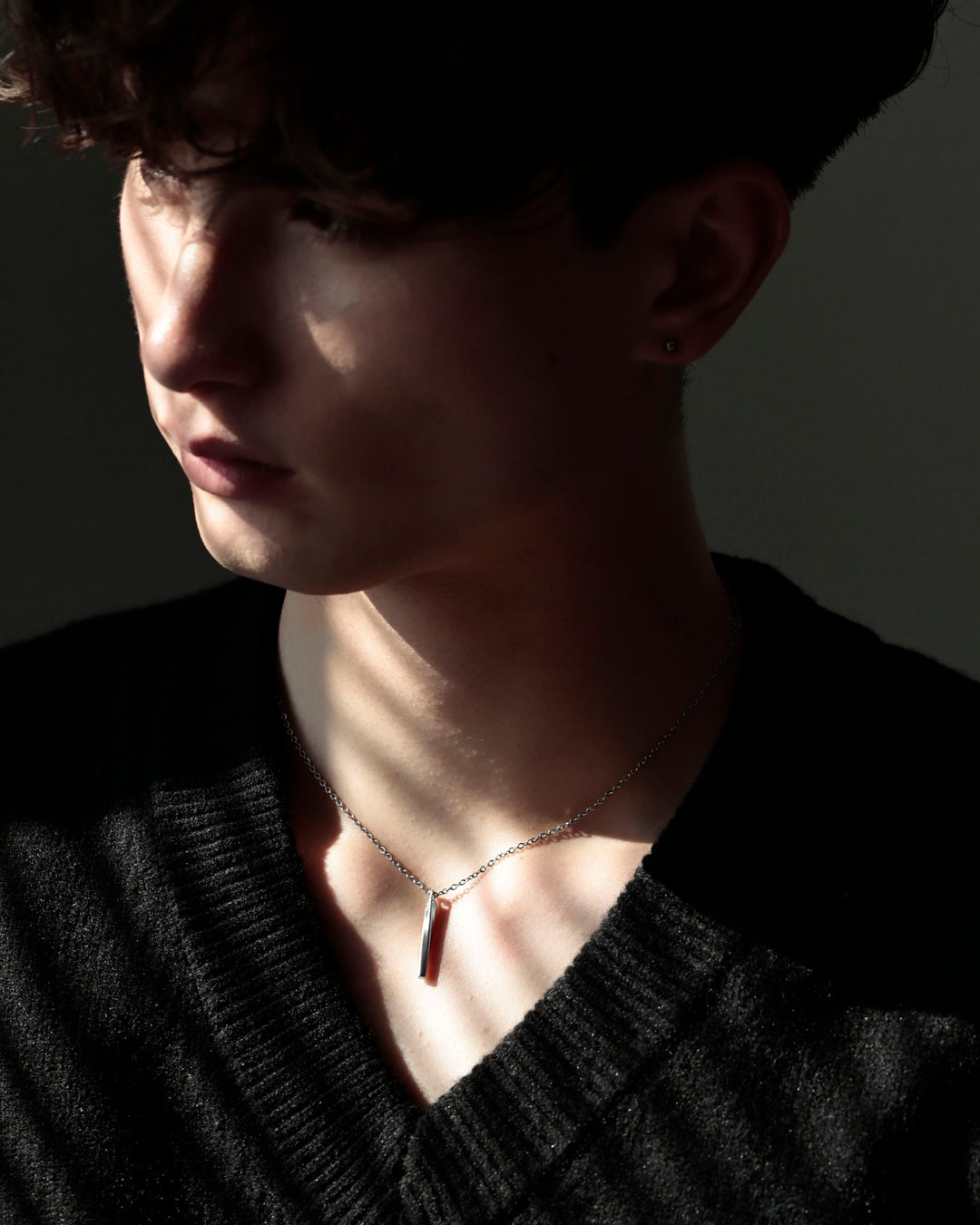 316L stick necklace #N68