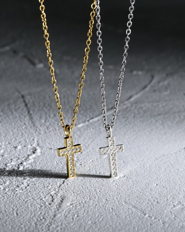 s925 cross necklace #N69