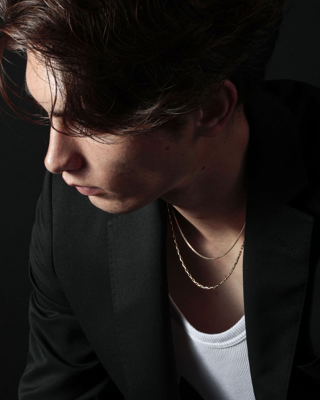 316L box chain necklace #N72