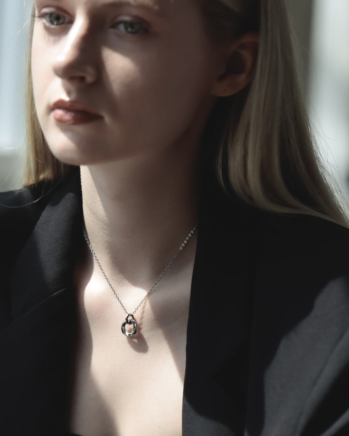 316L twist loop necklace #N98