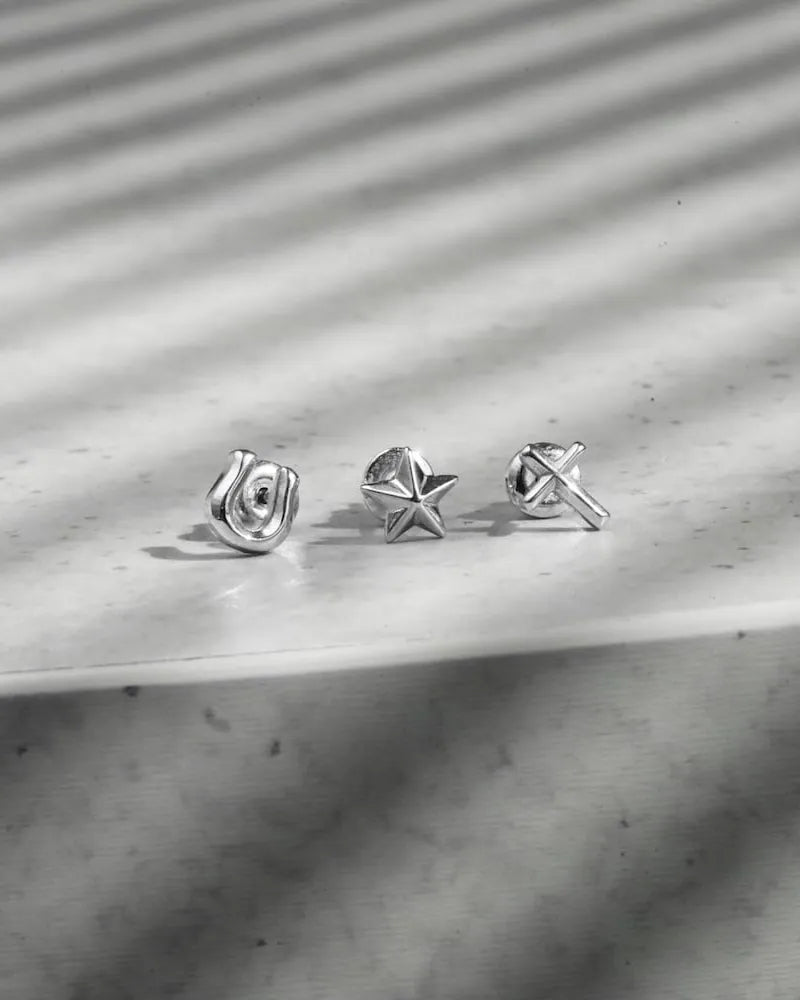 316L cross pierce #P08