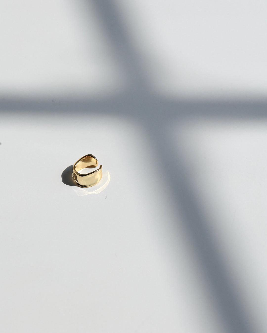 s925 bone earcuff #P29
