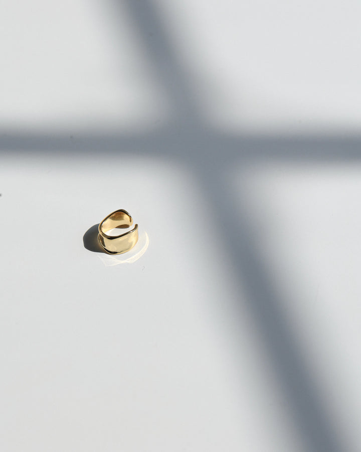 s925 bone earcuff #P29