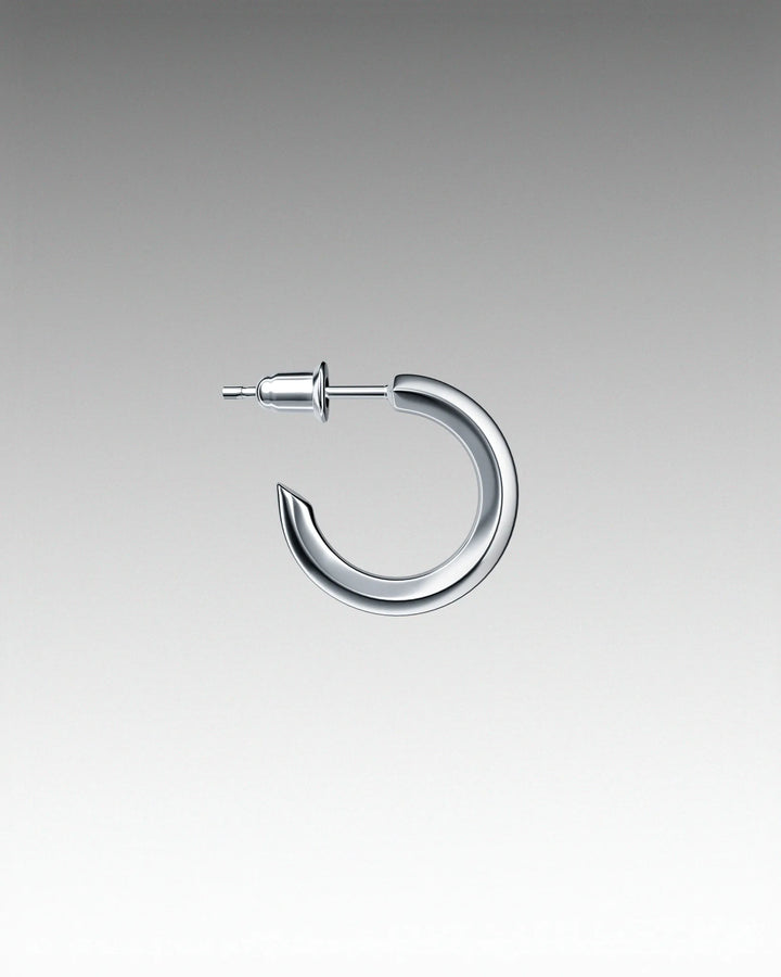 s925 cut hoop pierce #P30