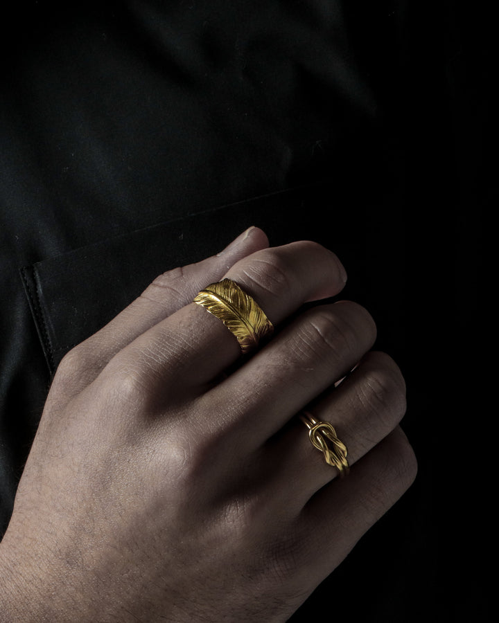 316L knot ring #R03