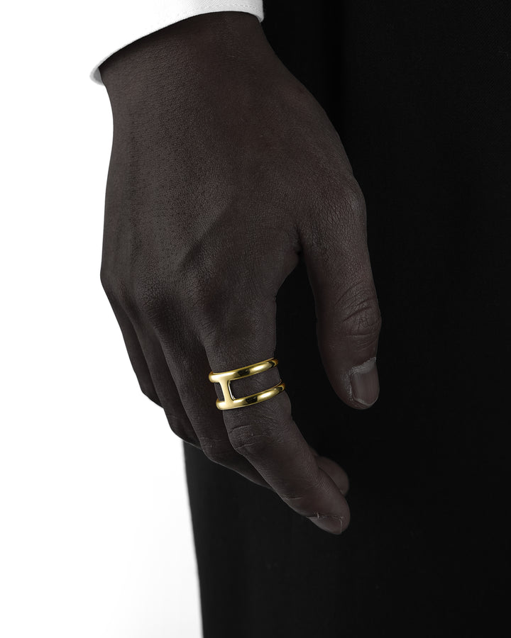 316L h ring #R24