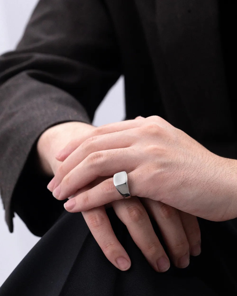 316L signet ring #R33