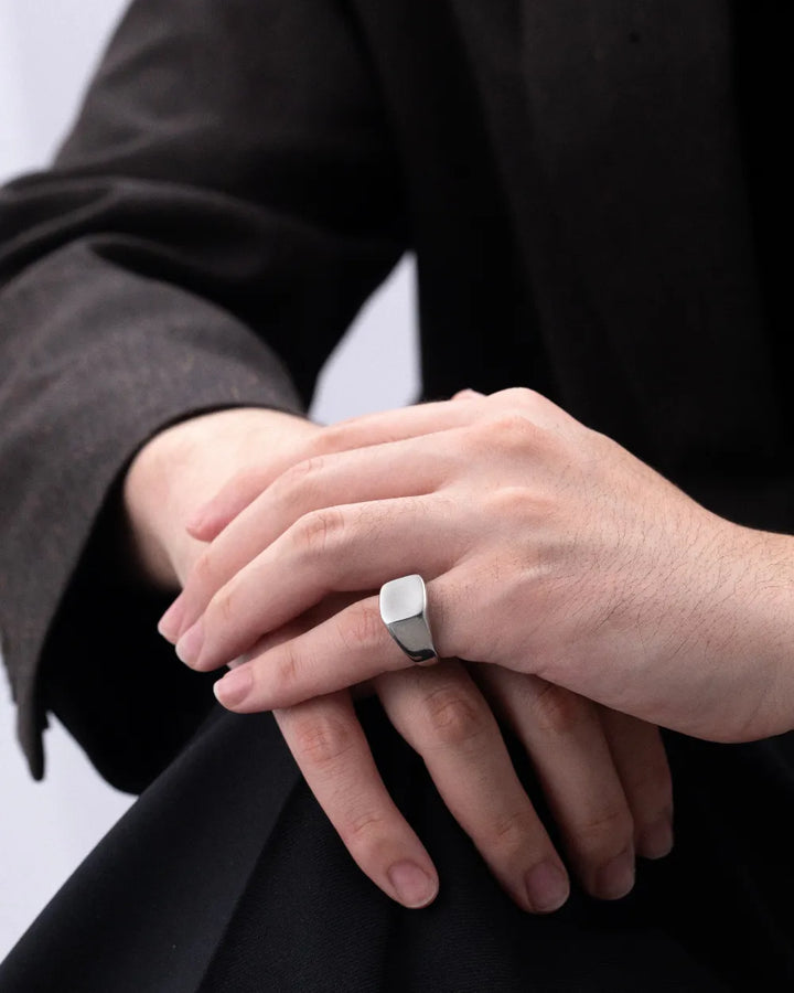 316L signet ring #R33