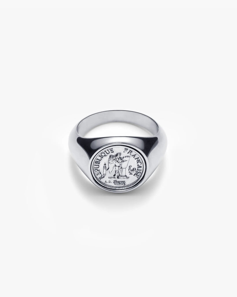 ミーコ ページ　18KGF金張り　フランス製　plaque or リング 316L coin ring #R34 – LOSE FORD