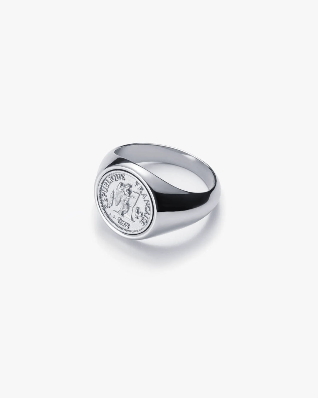 316L coin ring #R34