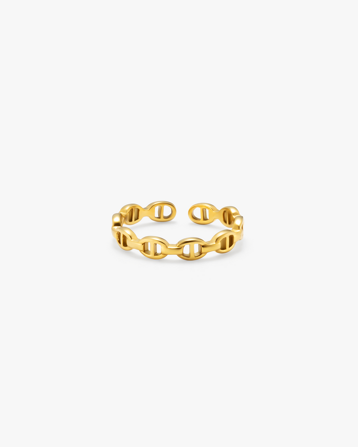 316L anchor pinky  ring #R39