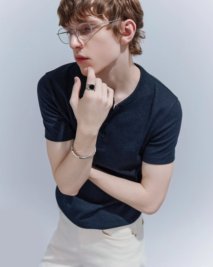 316L twist bangle #B40