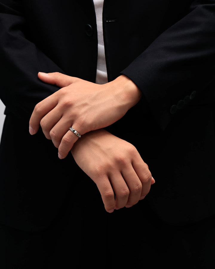 316L studs ring #R49