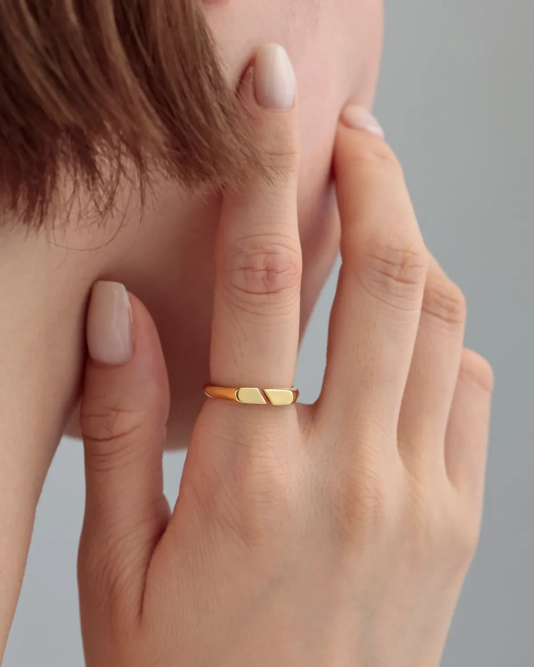 316L open frame ring #R61
