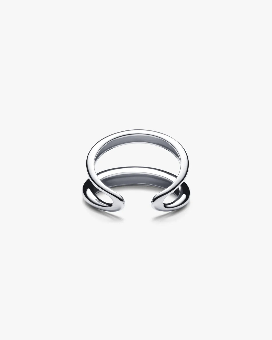 316L double line ring #R68