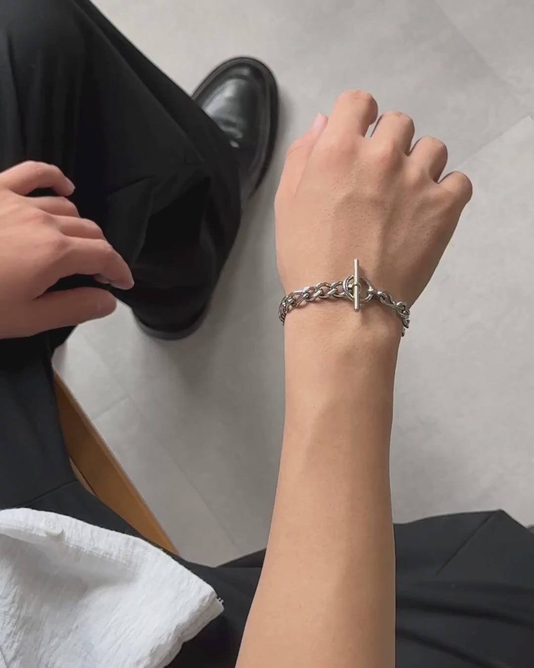 316L figaro bracelet #B32