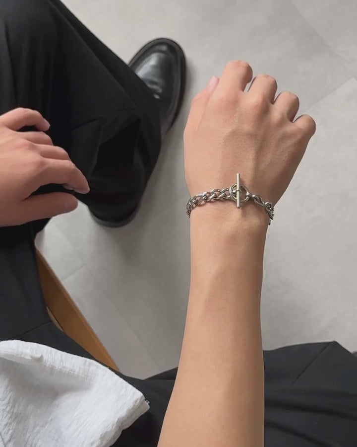 316L figaro bracelet 