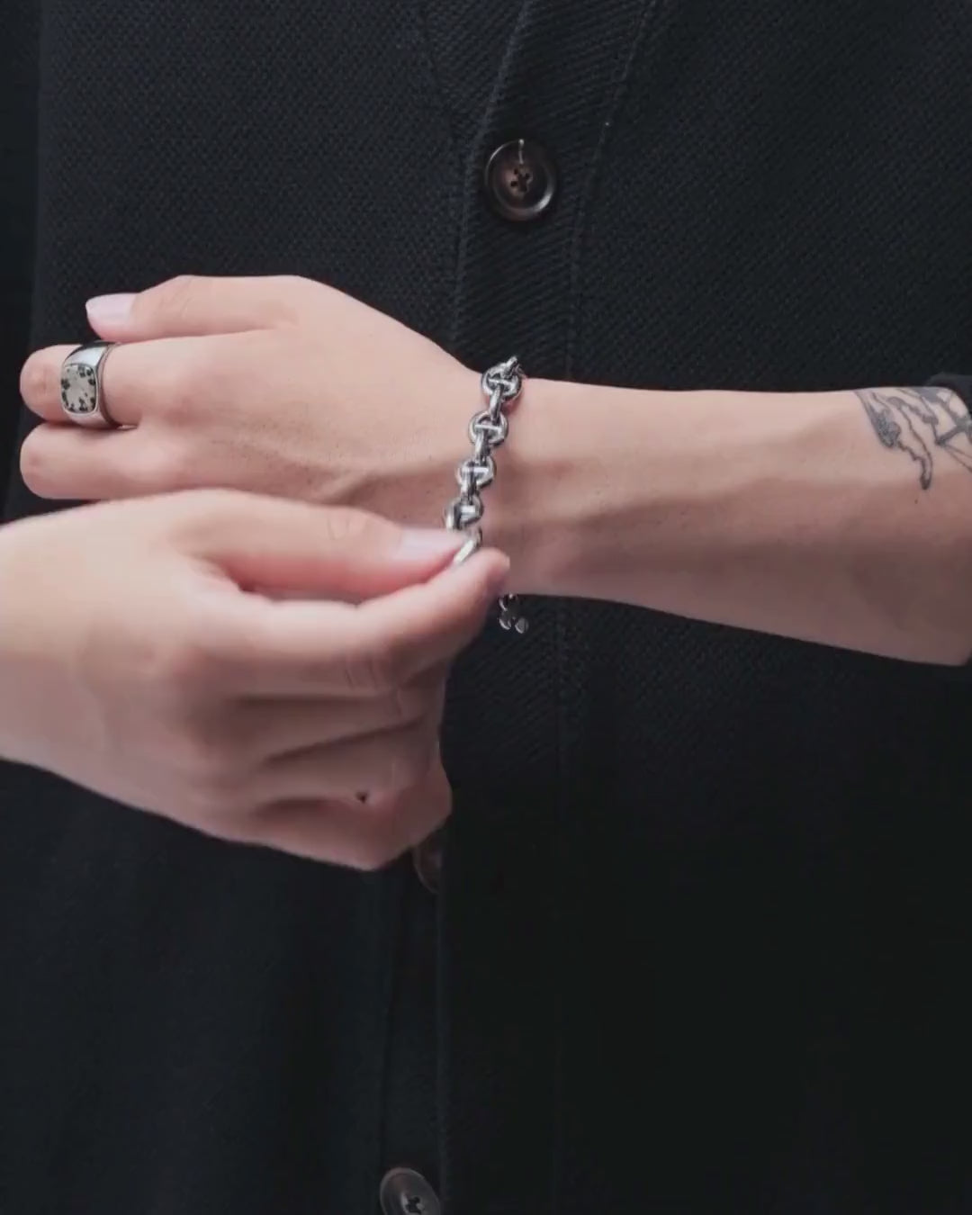316L anchor bracelet (10mm ) #B34
